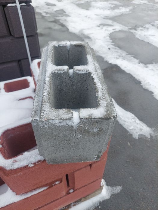Сплитерный блок с фаской.