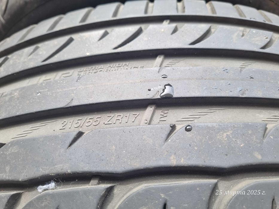 4 Летни гуми Tigar 215/55 R17 използвани