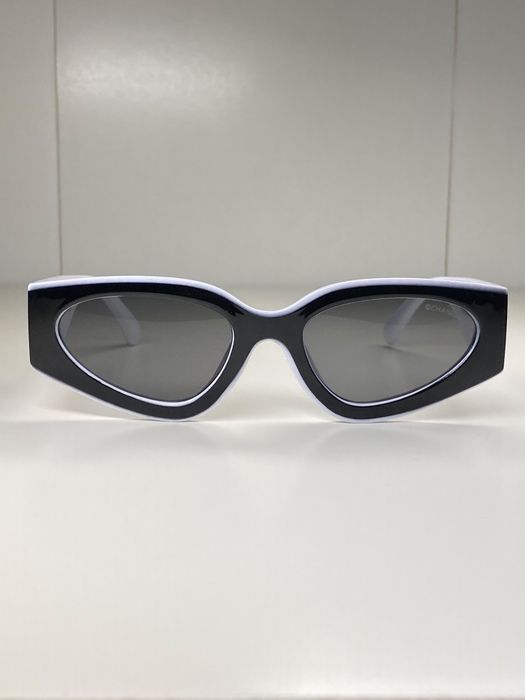 Ochelari de soare Chanel Cat Eye | alb-negru | accesorii incluse