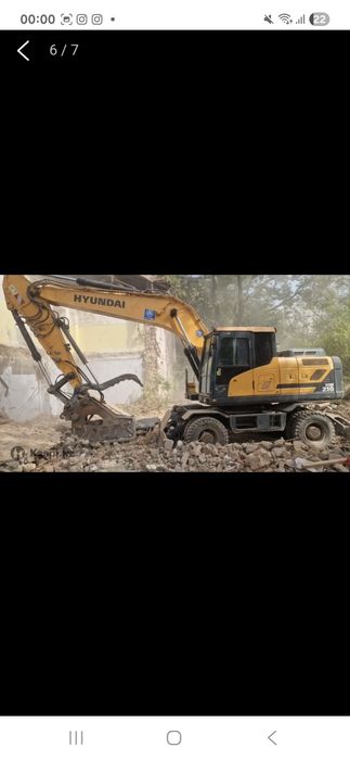 Услуга экскаватора, гидромолот,снос