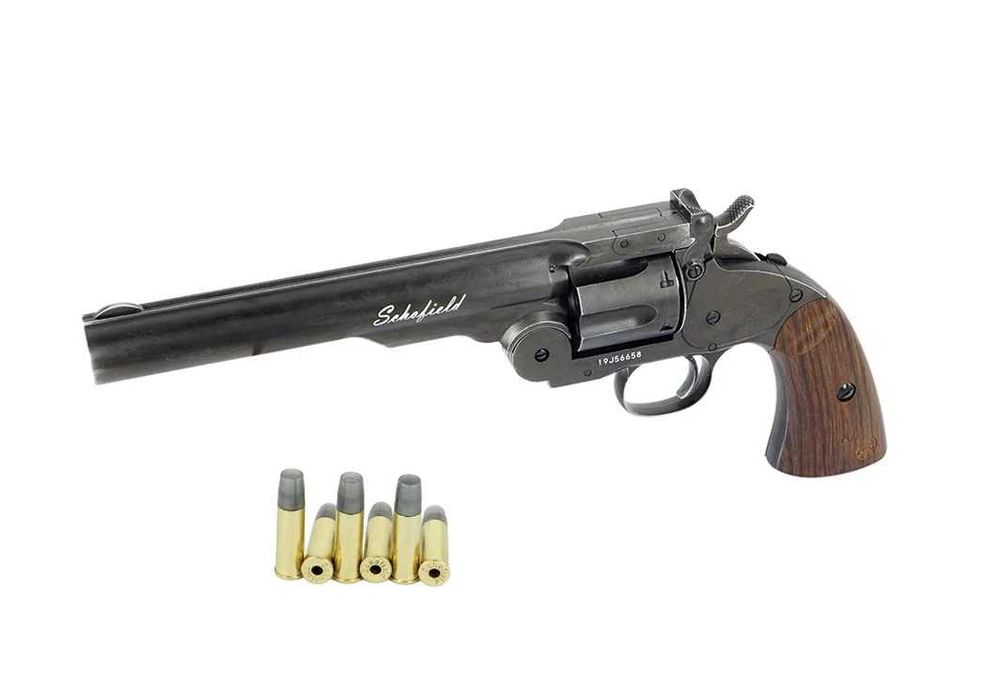 Revolver SCHOFIELD S&W METAL ANTICHIZAT airsoft 6 inch