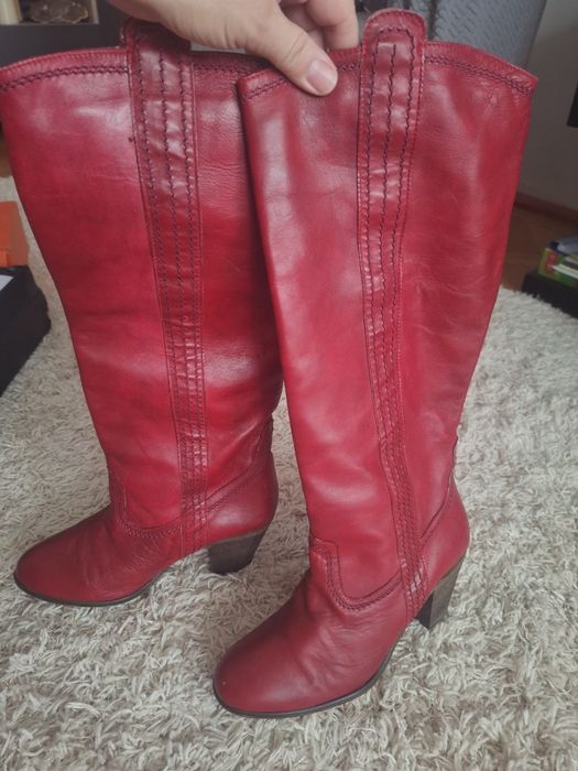 Cizme din piele damă