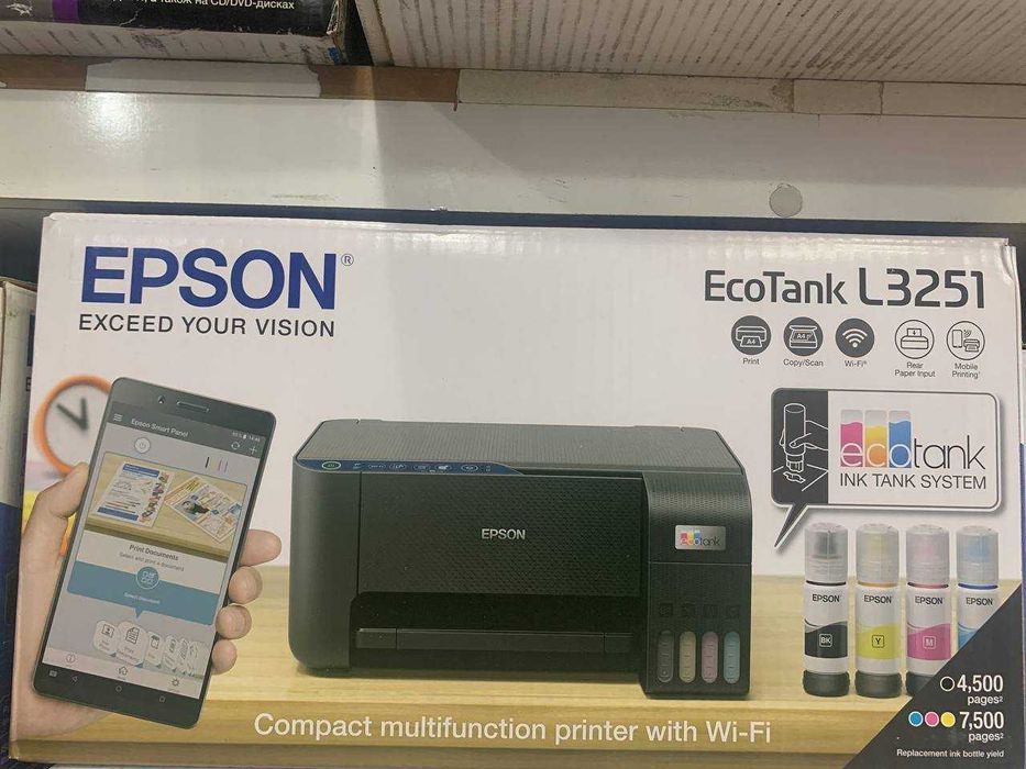Принтер EPSON 3в1 цветное все моделы есть, A3 есть, ДОСТАВКА БЕСПЛАТНО