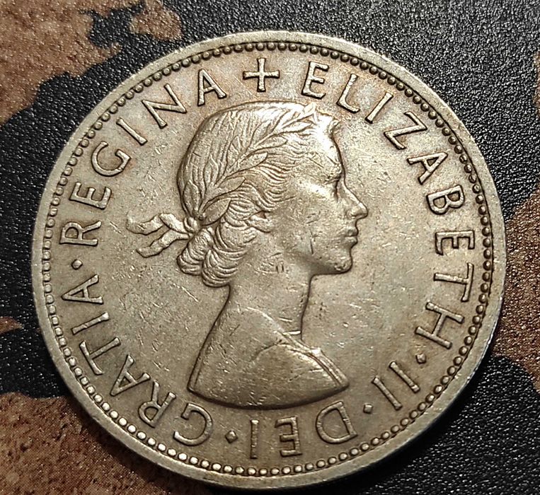 Монети Великобритания-7 бр.› Кралица Елизабет II(1955-1967)