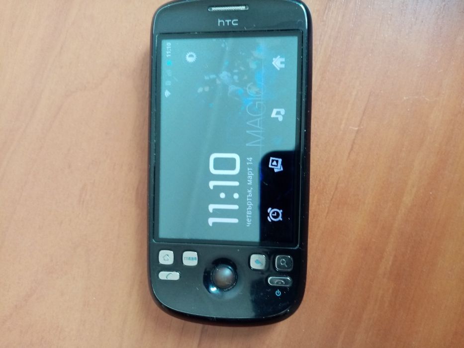 HTC Magic Android Смартфон 2009 г. пълен комплект с кожен калъф