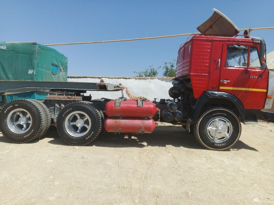 Kamaz 5410 tigach prisepi bilan Maz prisep