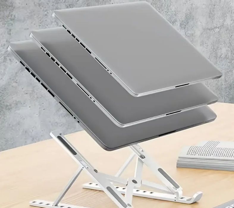 Suport stand universal de aluminiu : laptop/tabletă/telefon/tastatură