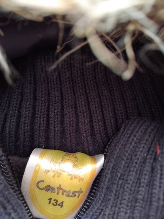 Детско яке, марка Contrast, чудесно, с полар,  ръст 134