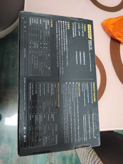 Tester FNIRSI HRM-10 rezistenta interna baterii li-ion, lifepo4, pb-acid