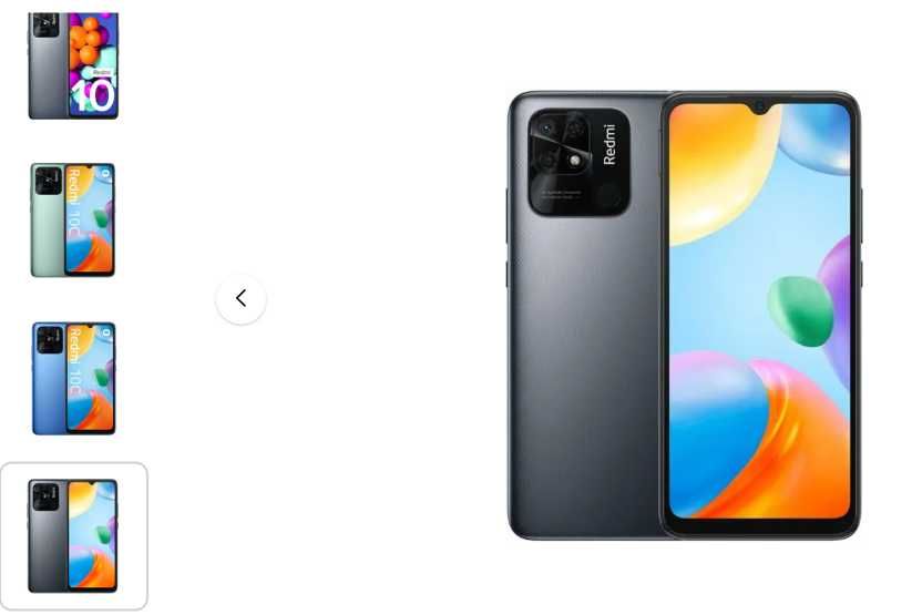 Xiaomi Redmi 10C 64GB 4GB RAM Dual + подарък два силиконови калъфа