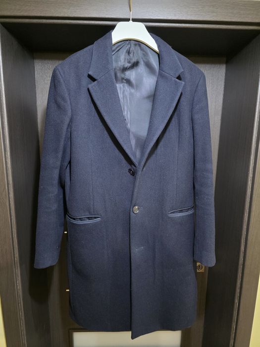 Palton barbatesc iarna lana Mango - Marimea L