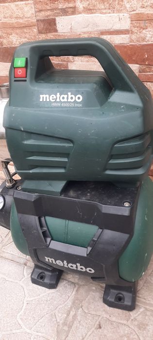 Хидрофор Metabo hww4500/25inox  Hmax46m Qmax 5.7m3  вграден пресостат и филтър