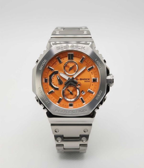 Ceas Barbatesc Casio g shock GMC B2100 Silver orang ,Nou,Garantie 2ani