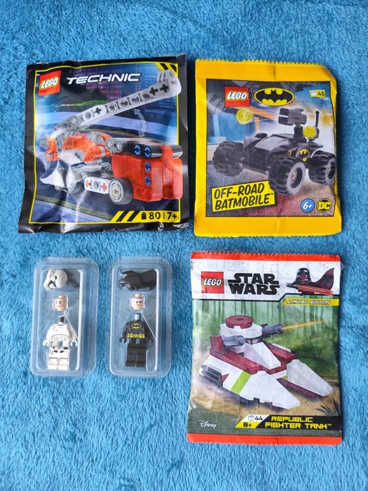 Lego mini builds minifigures star wars batman