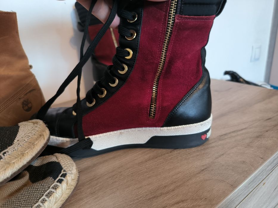 Burberry espadrile /Ghete Moschino Timberland