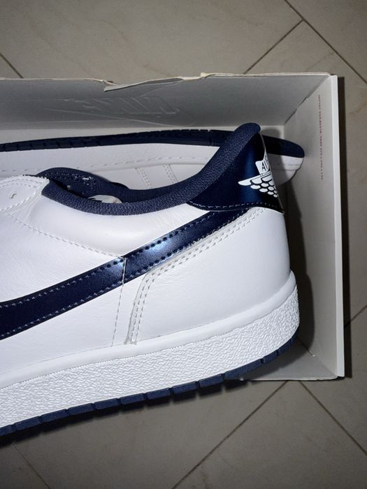 Обувки Air Jordan 1 Retro Low '85 OG “Metallic Blue” - размер 49.5