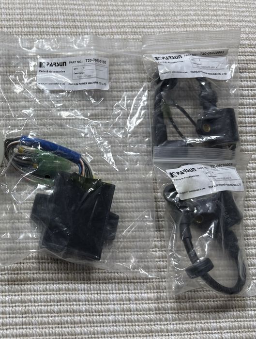 К лодочному мотору ПАРСУН 30,  блок и бабина зажигания