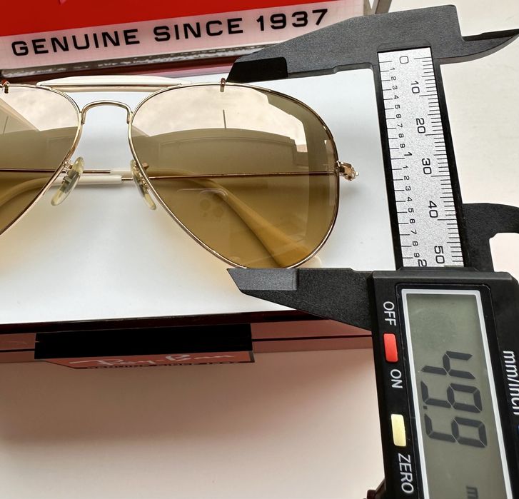 Ray Ban RB3407 58мм – стъклени лещи, като нови, Aviator premium
