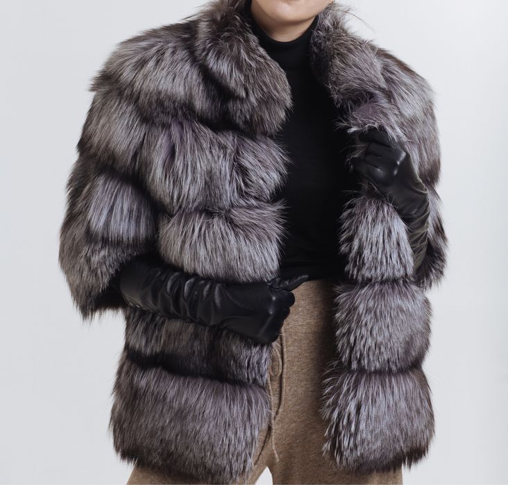 Шуба из чернобурки