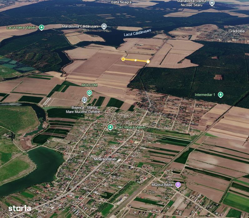 De vanzare | Teren 6.648 MP | Gruiu | Moara Vlasiei