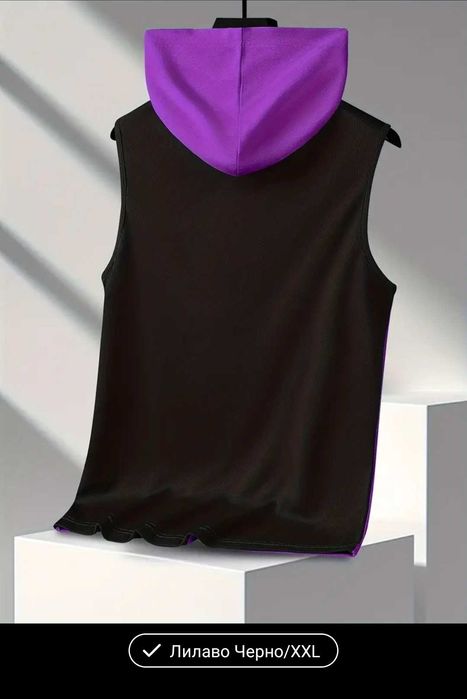 Лилав суитшърт нов 2XL