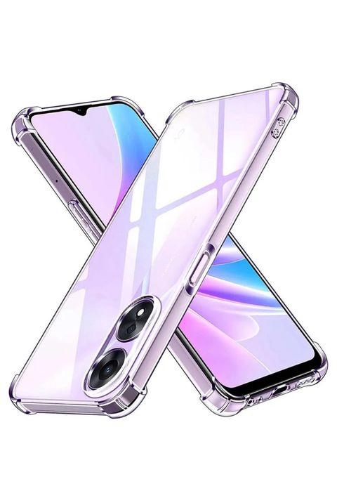 Oppo A38/A58/A78/A98/A79 - Husa Silicon Clar Colturi Anti Soc