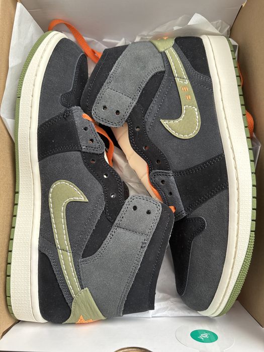 Air Jordan 1 Mid SE Craft "Anthracite Light Olive", 44 EU/28
