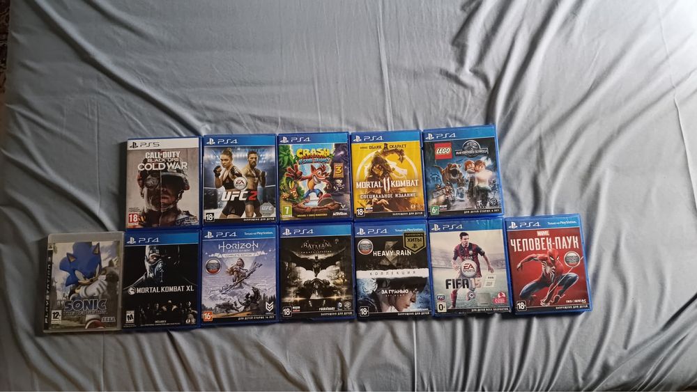 PlayStation 5 с диководом, игры и 2 геймпада