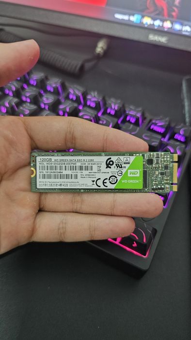 Wd green 120gb sata m2