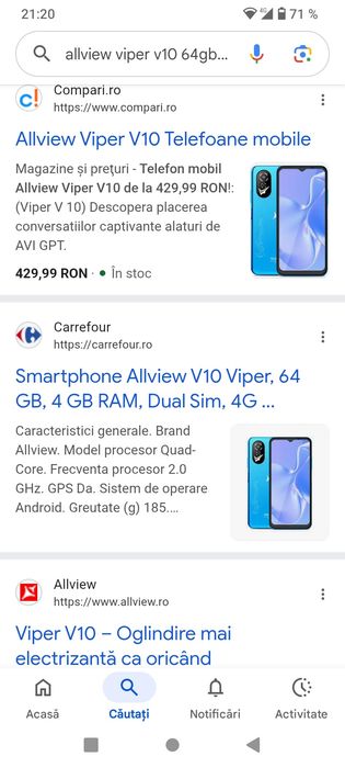 Vând telefon Allview viper 10