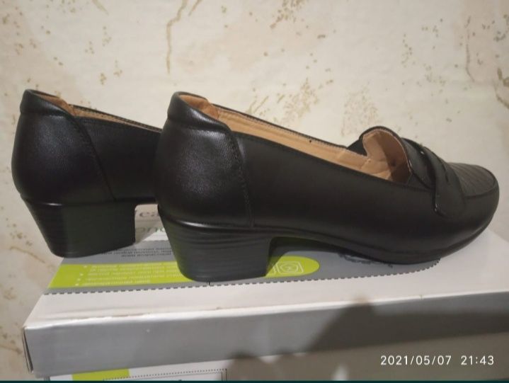 Женские туфли кожаные