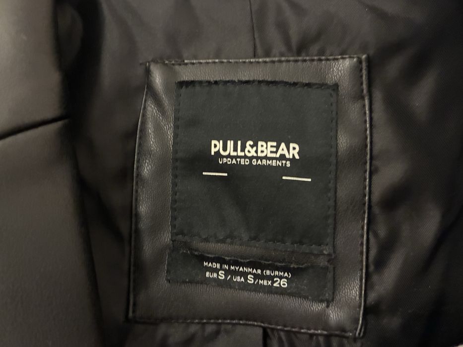 Кожено сако  Pull and Bear