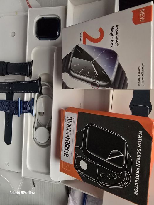 Apple Watch Series 7 Blue Sport Band 41mm