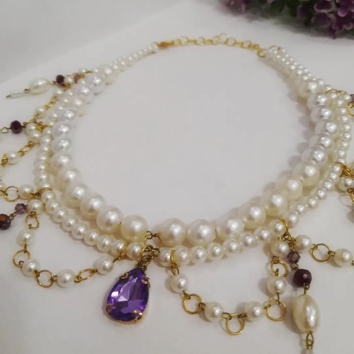 Ожерелье с жемчугами в стиле рококо 18 века