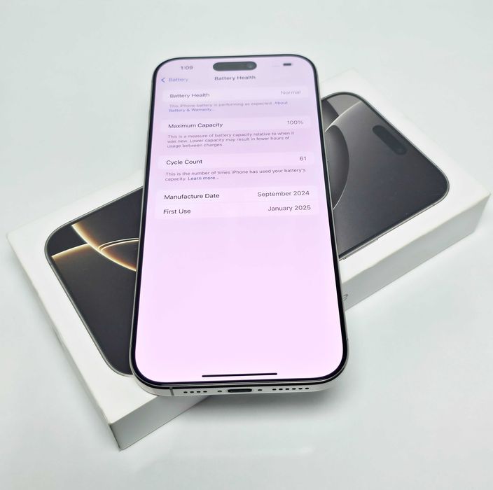 iPhone 16 Pro Max 256GB Natural Titanium
