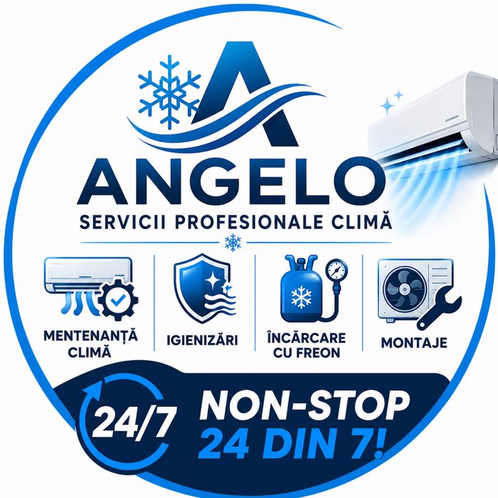 Igienizare Climă Încărcare cu Freon Montaj Aer Condiționat Mentenanță NON-STOP 24/7