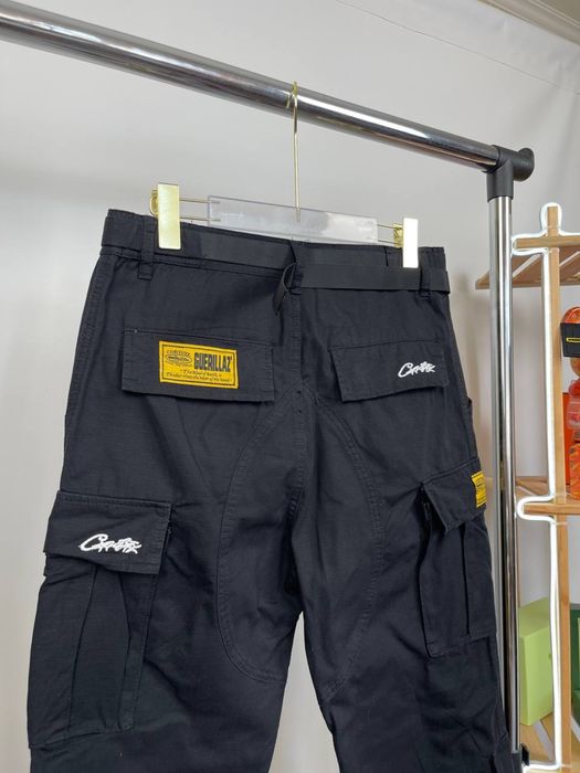 Corteiz Cargo Black Pants | Pantaloni Corteiz