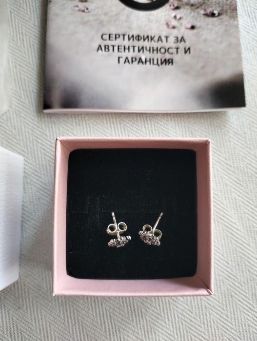 Сребърни обеци Pandora