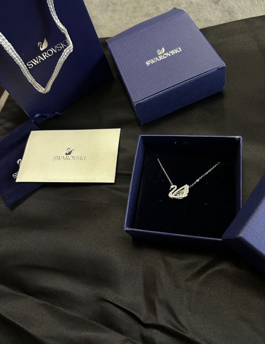 Lant swarovski argintiu