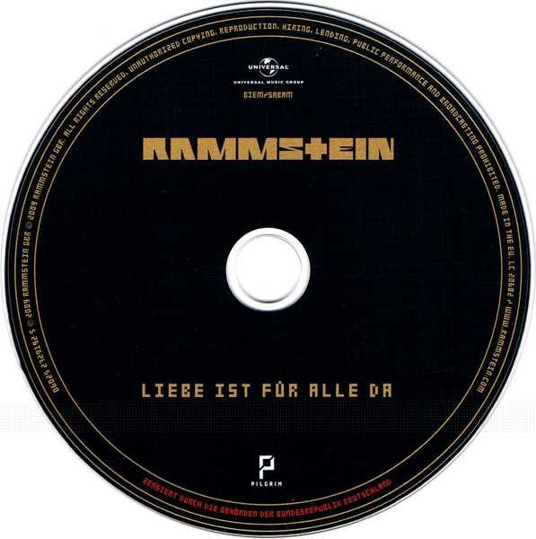 CD Rammstein - Liebe Ist Fur Alle Da 2009 (Zensierte Version)