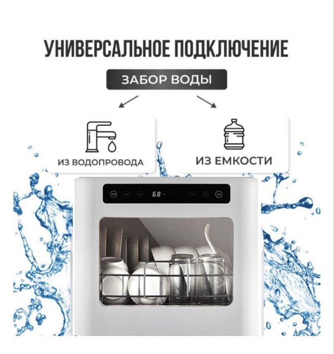 Мини посудомойка