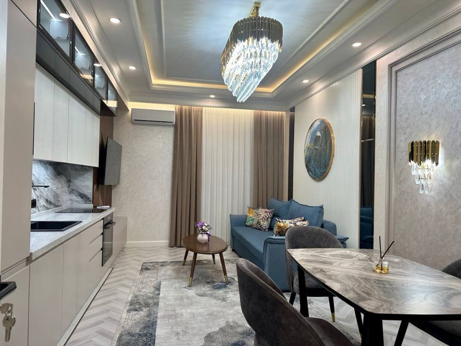 Жк НРЖ Ойбек! Стильная 2х комнатная квартира в самом центре! Срочно!