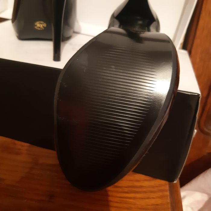 Pantofi cu toc  din piele naturală