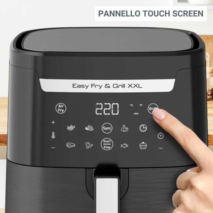 Moulinex Easy Fry XXL, 6.5л., 2-в-1 Фритюрник с горещ въздух,Гриловане