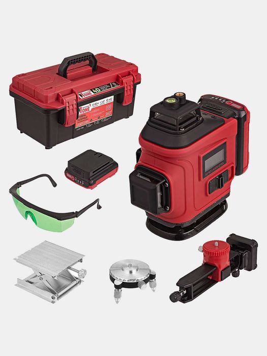 Нивелир лазерный NUMBER ONE LLG16-1PRO,  циф.дисплей, сенсорное , 50м