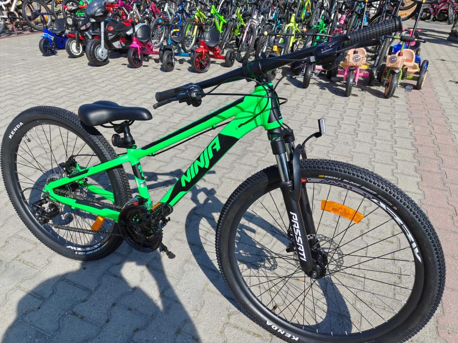 BG Алуминиев велосипед 26" NINJA зелен