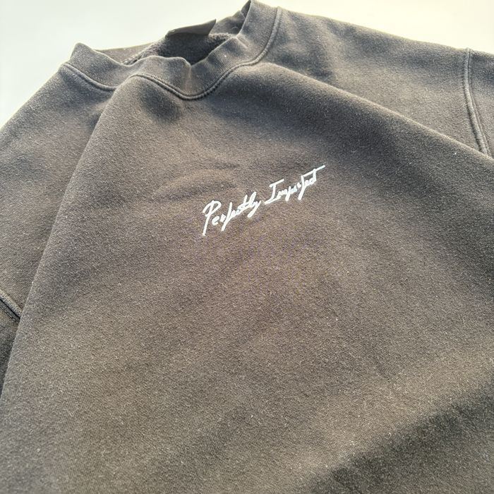 Pull&Bear Sweatshirt Model Negru cu Print Spate, M