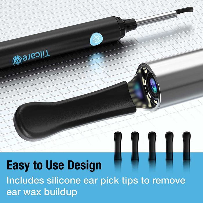 Интелигентен USB-C отоскоп със светлина за възрастни и деца