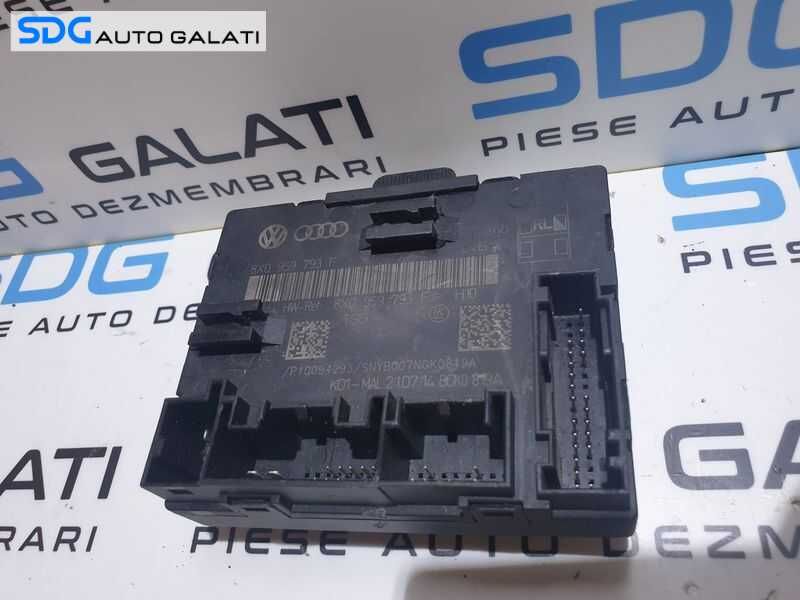 Panou Modul Comanda Inchidere Usa Stanga Fata Skoda Superb 2 2008 - 2015 Cod 8X0959793F [AV1736]