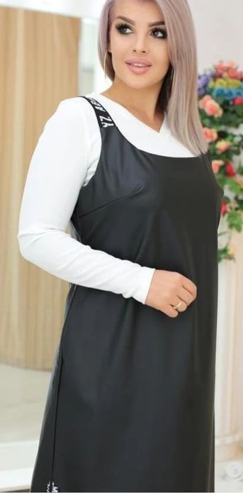 Сарафан Эко кожа